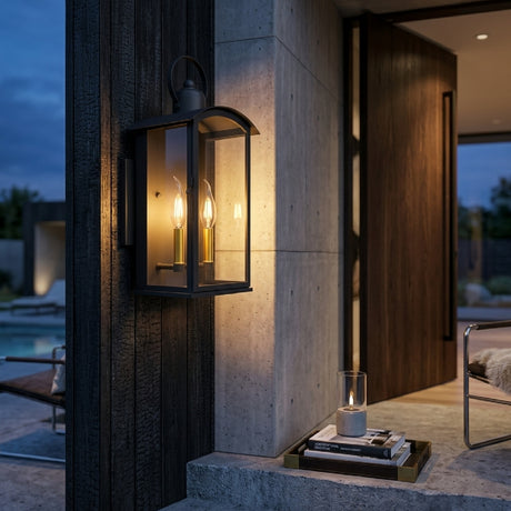 Matte Black Outdoor Wall Sconce | OROA