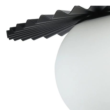 Modern European furniture - Modern Black Globe Pendant Light - www.oroa.com