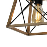Modern European furniture - Industrial Wire Cage Flush Mount Light - www.oroa.com