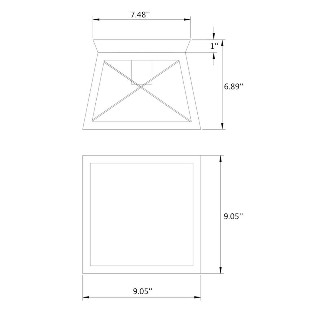 Modern European furniture - Industrial Wire Cage Flush Mount Light - www.oroa.com