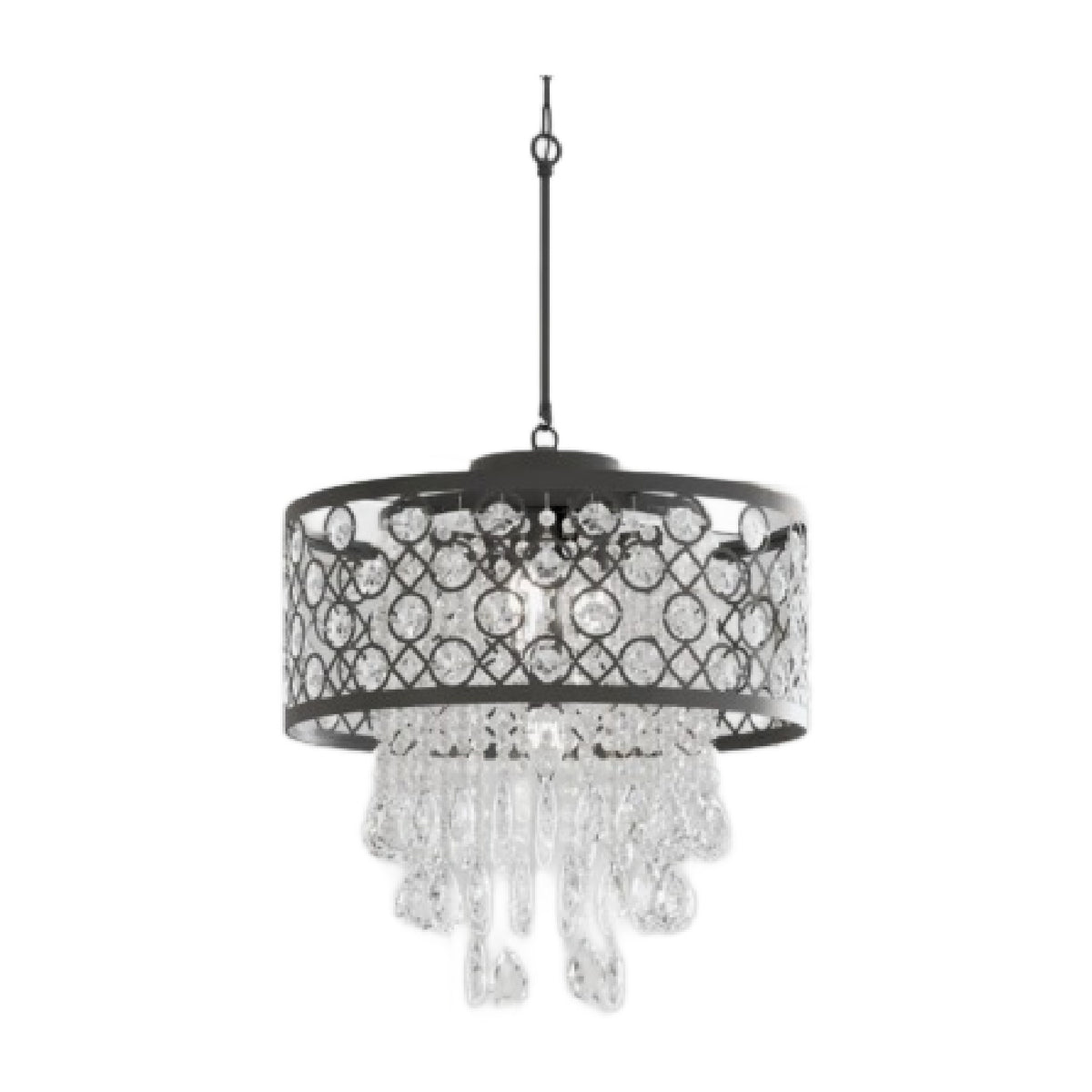 Black Drum Crystal Chandelier | OROA