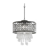 Black Drum Crystal Chandelier | OROA