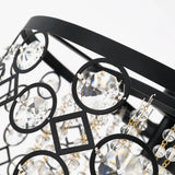 Black Drum Crystal Chandelier | OROA