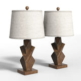 Modern European furniture - Wood Grain Table Lamps (2) - www.oroa.com