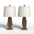 Modern European furniture - Wood Grain Table Lamps (2) - www.oroa.com