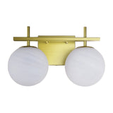 2‑Light Globe Vanity Wall Lamp | OROA
