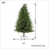 83" Realistic Hybrid Christmas Tree | OROA