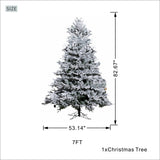 7FT Snow‑Flocked Christmas Tree | OROA