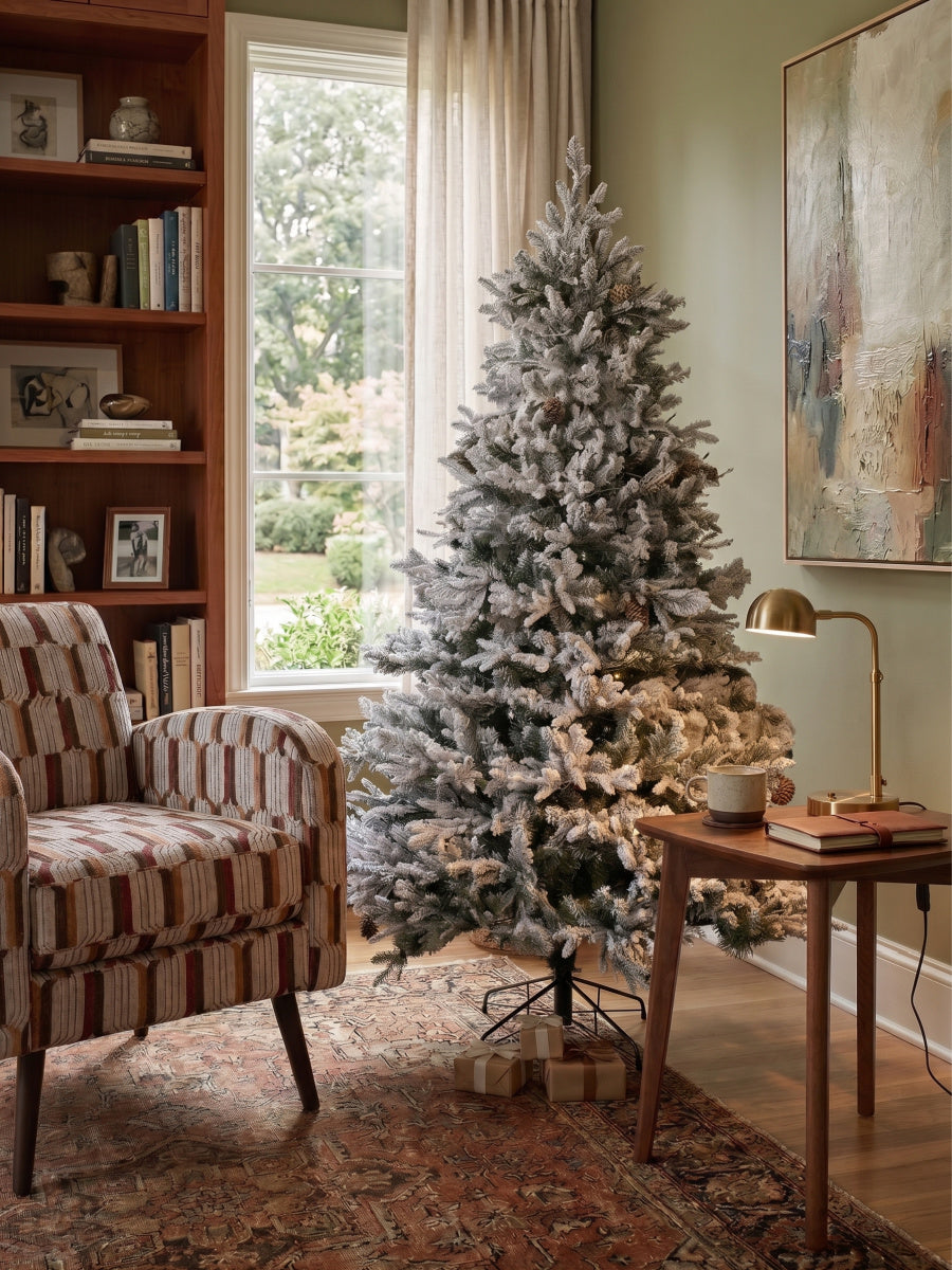7FT Snow‑Flocked Christmas Tree | OROA