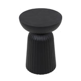 Black Wooden Accent Table - OROA