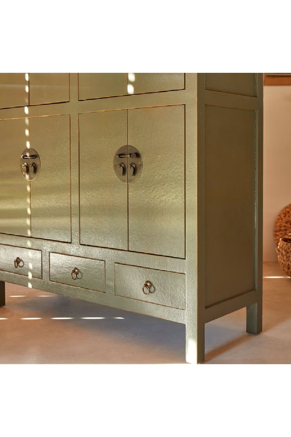 Solid Pine Wardrobe | Tikamoon Qing