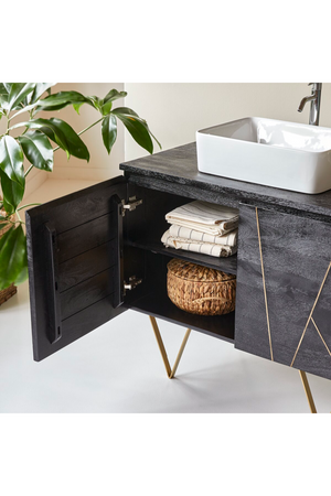 Solid Mango Vanity Cabinet | Tikamoon Liv | Woodfuniture.com