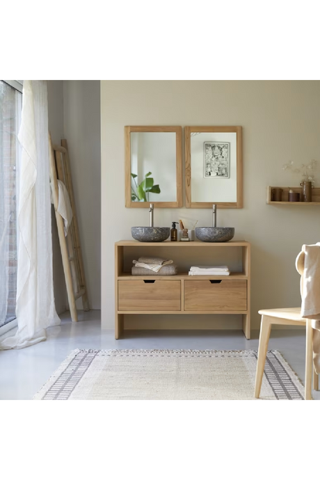 Solid Teak Vanity Unit | Tikamoon Kwarto | OROA.COM