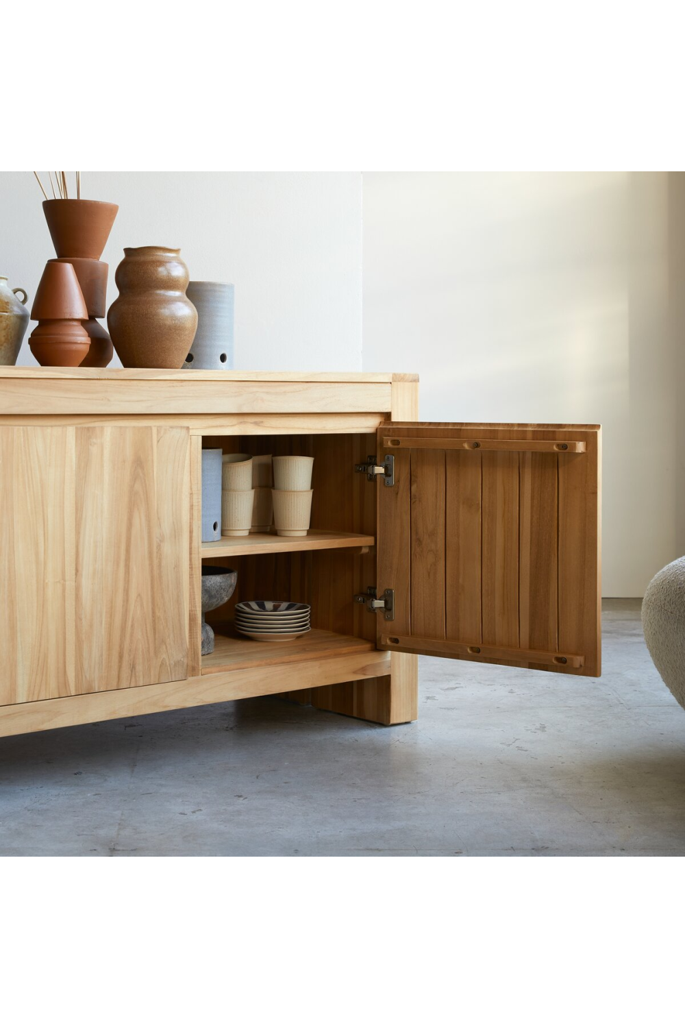 Natural Teak Sideboard | Tikamoon Eden | OROA.COM