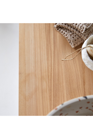   Teak Double Bathroom Vanity | Oroa.com