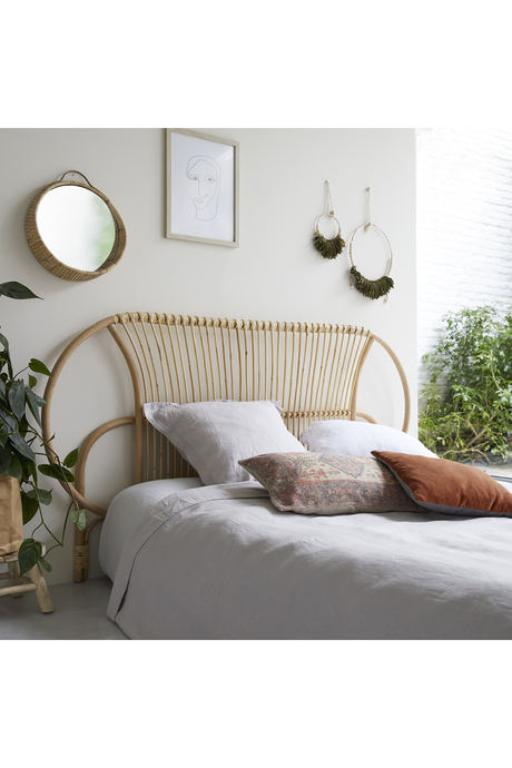 Rattan Queen Headboard 74" | Tikamoon Leontie | OROA TRADE