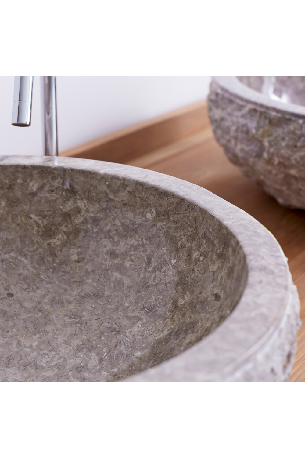 Gray Marble Bathroom Sink | Tikamoo Scrula | OROA.COM