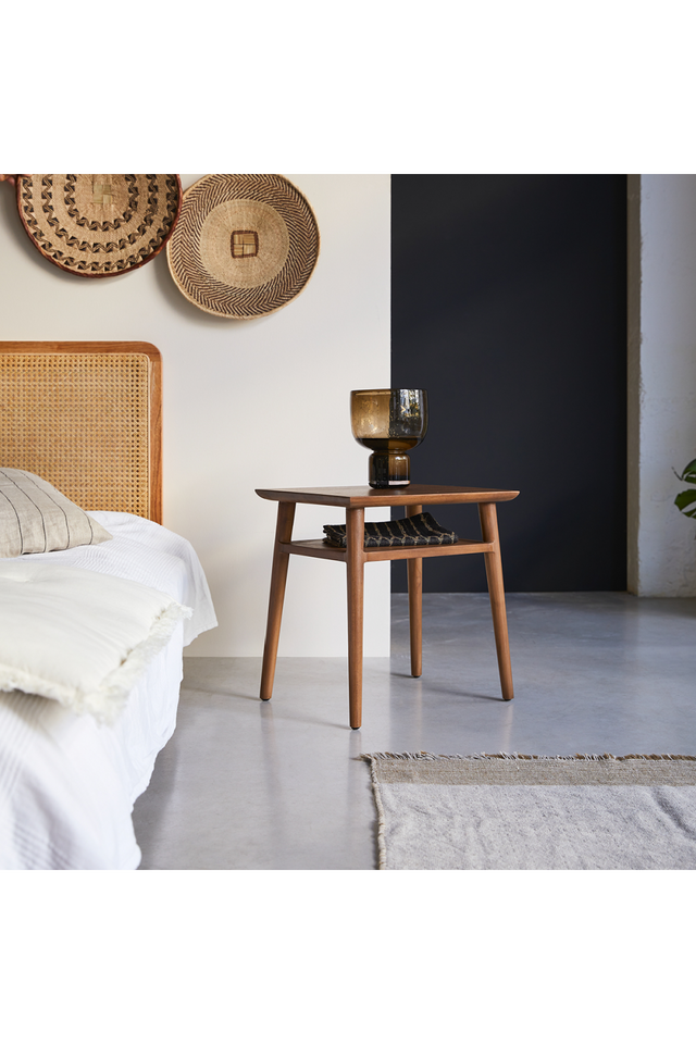 Teak Bedside Table | Tikamoon Vintage | OROA TRADE