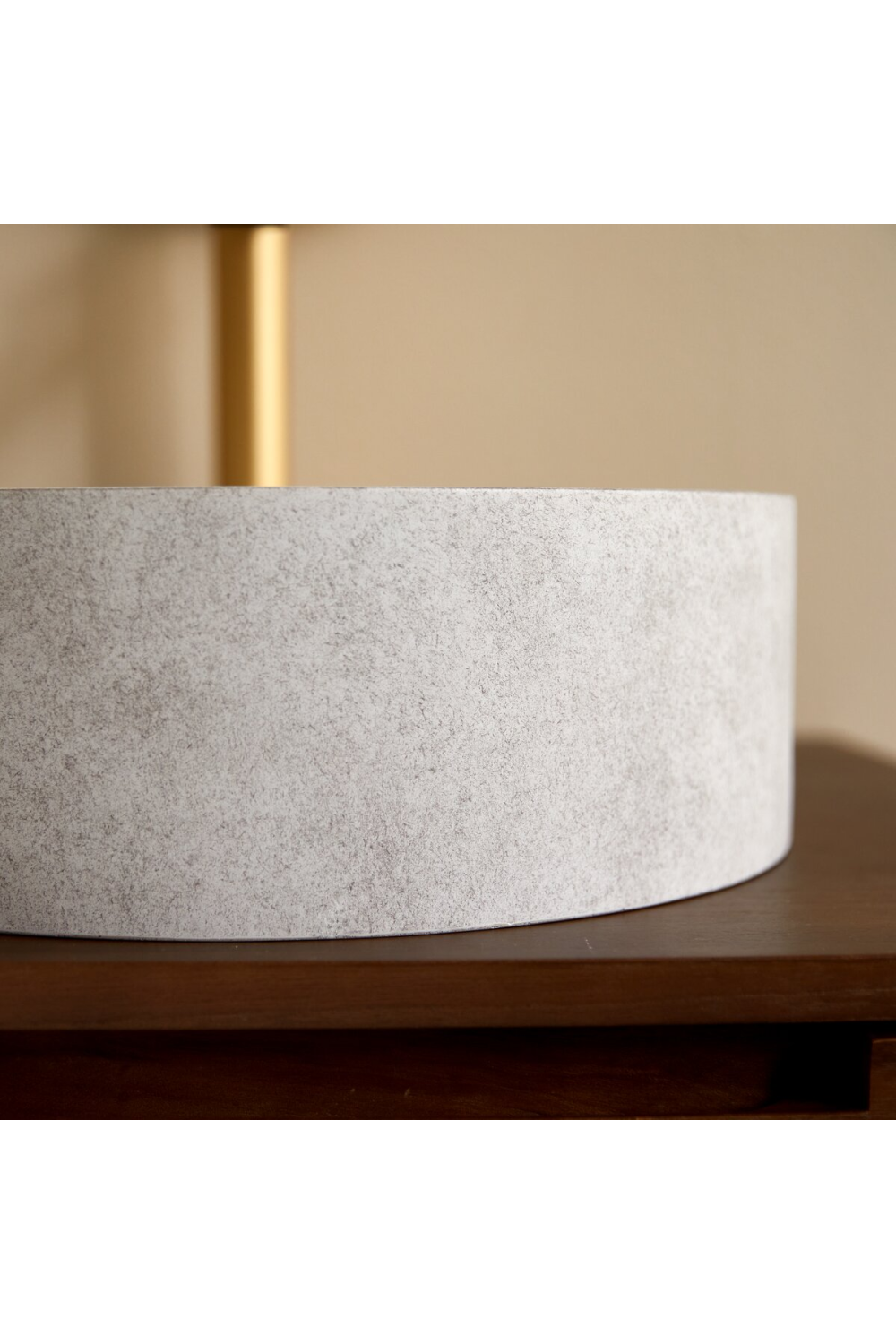 Round Concrete Bathroom Sink | Tikamoon Gina | OROA.COM