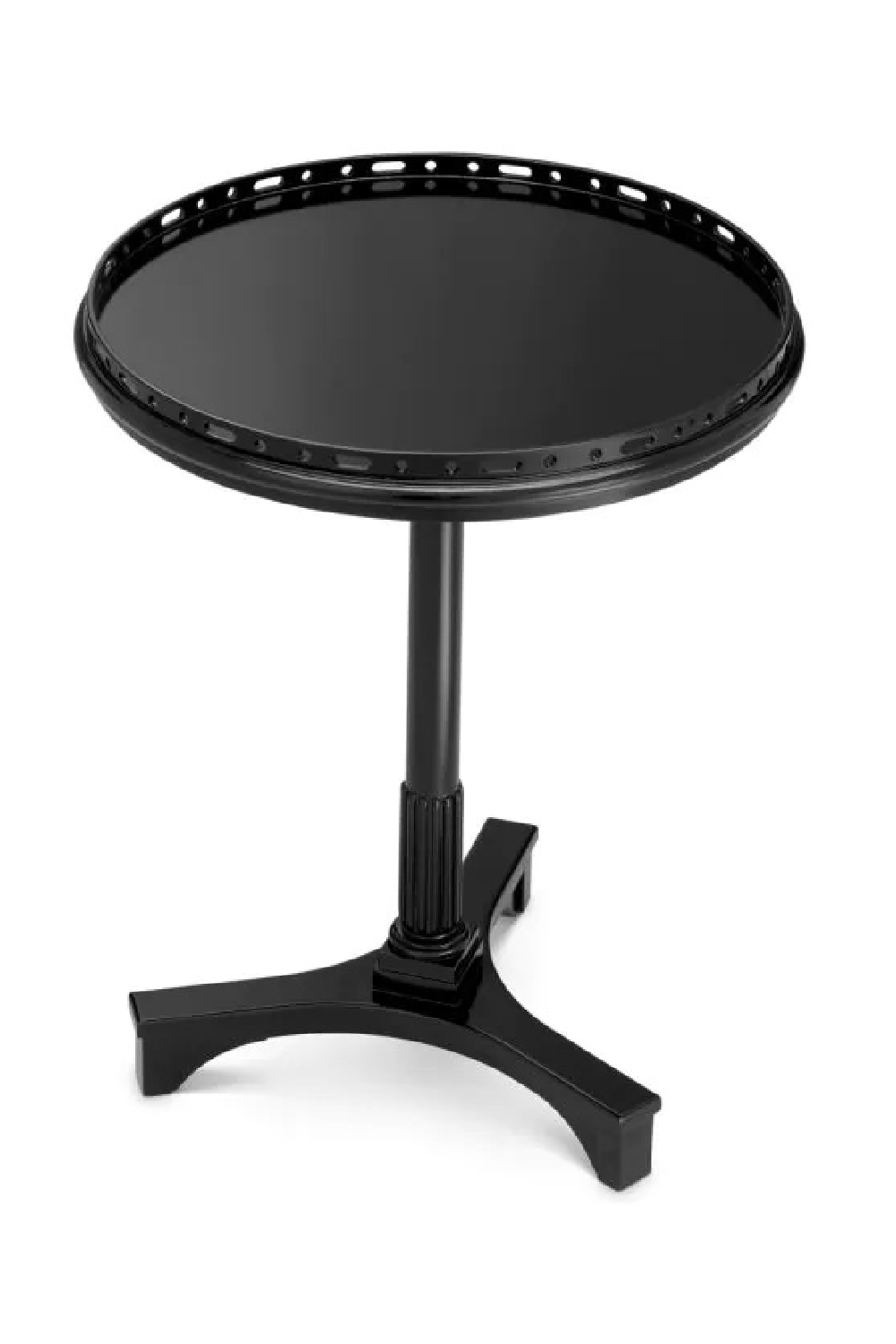 Black Column Base Side Table | Eichholtz Roentgen | Oroa.com