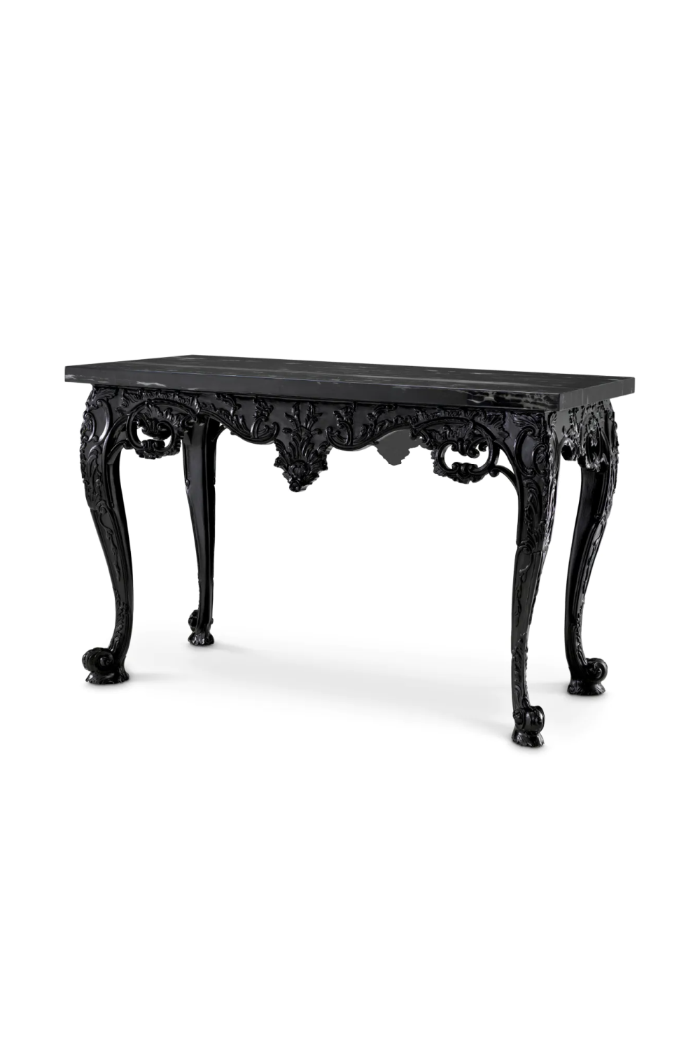 Black Carved Console Table | Met x Eichholtz Cadwalader | Oroa.com