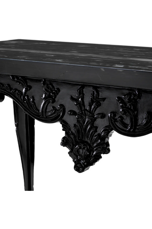Black Carved Console Table | Met x Eichholtz Cadwalader | Oroa.com