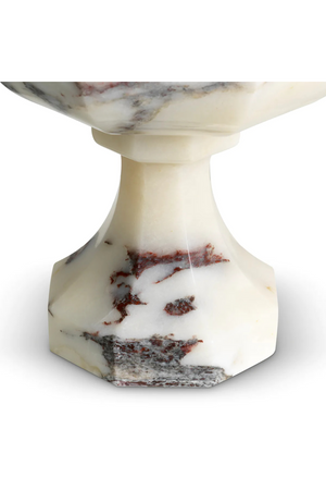 White Marble Pedestal Vase | Eichholtz Bennington | Oroa.com