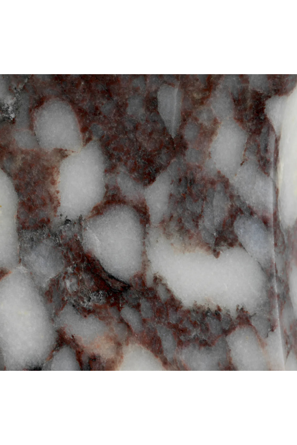 White Marble Pedestal Vase | Eichholtz Bennington | Oroa.com