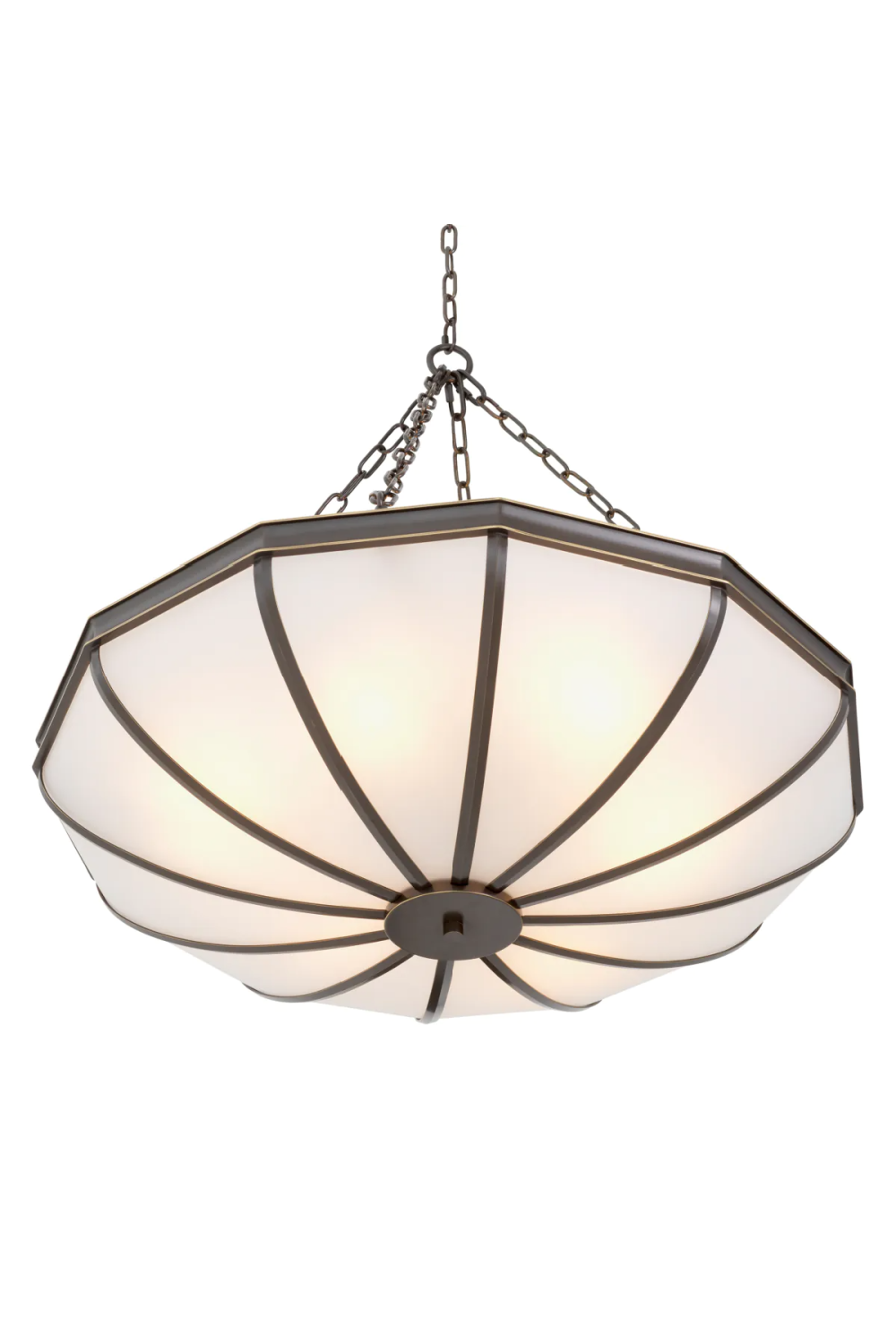 Bronze Framed Glass Chandelier | Met x Eichholtz Jenkin | Oroa.com