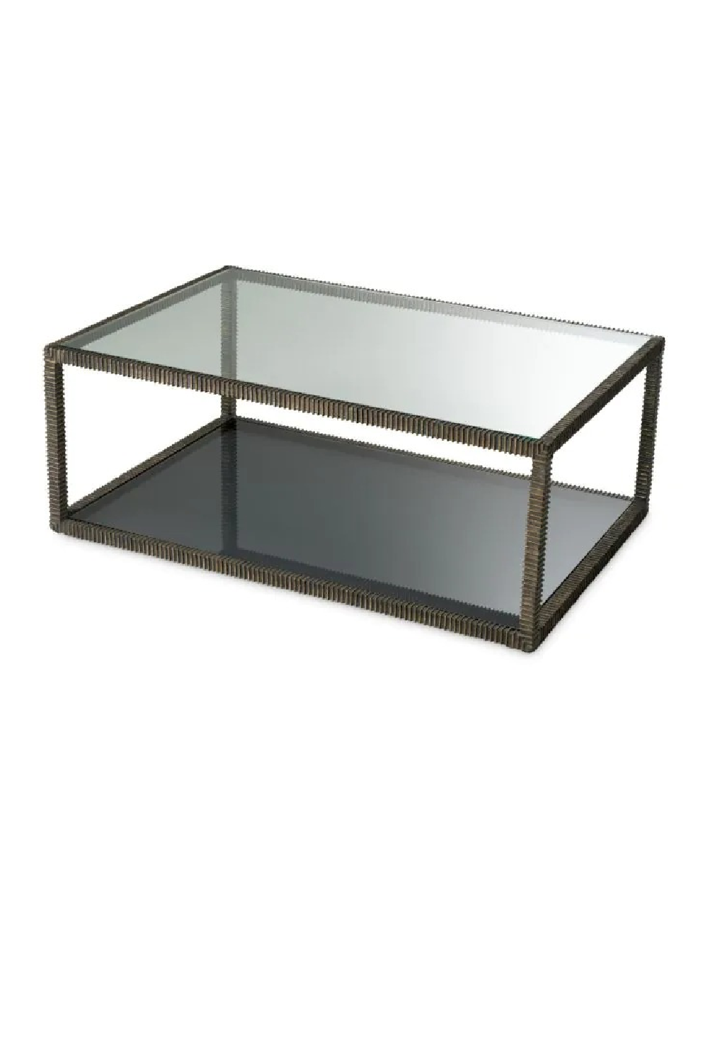 Bronze Framed Glass Coffee Table | Eichholtz Bethesda | Oroa.com