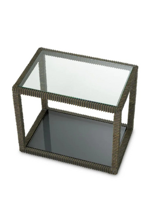 Bronze Framed Glass Side Table | Eichholtz Bethesda | Oroa.com