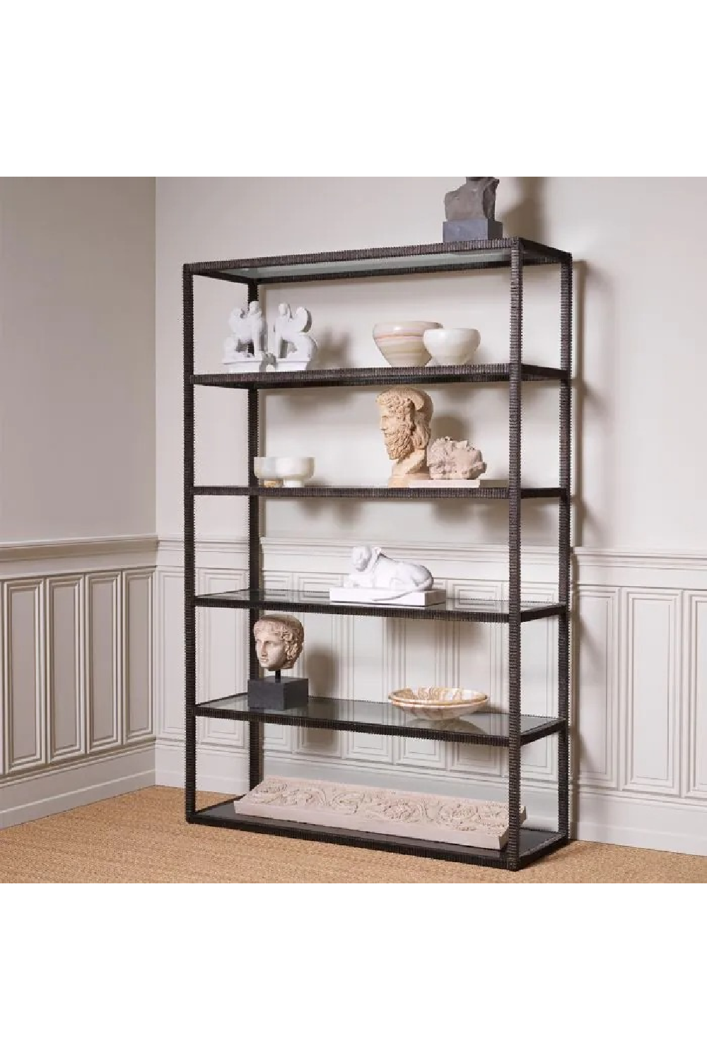 Bronze-Framed Shelf Cabinet | Eichholtz Bethesda | Oroa.com