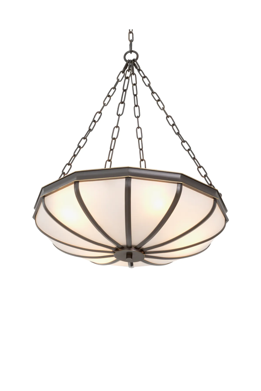 Bronze Framed Glass Chandelier | Met x Eichholtz Jenkin | Oroa.com