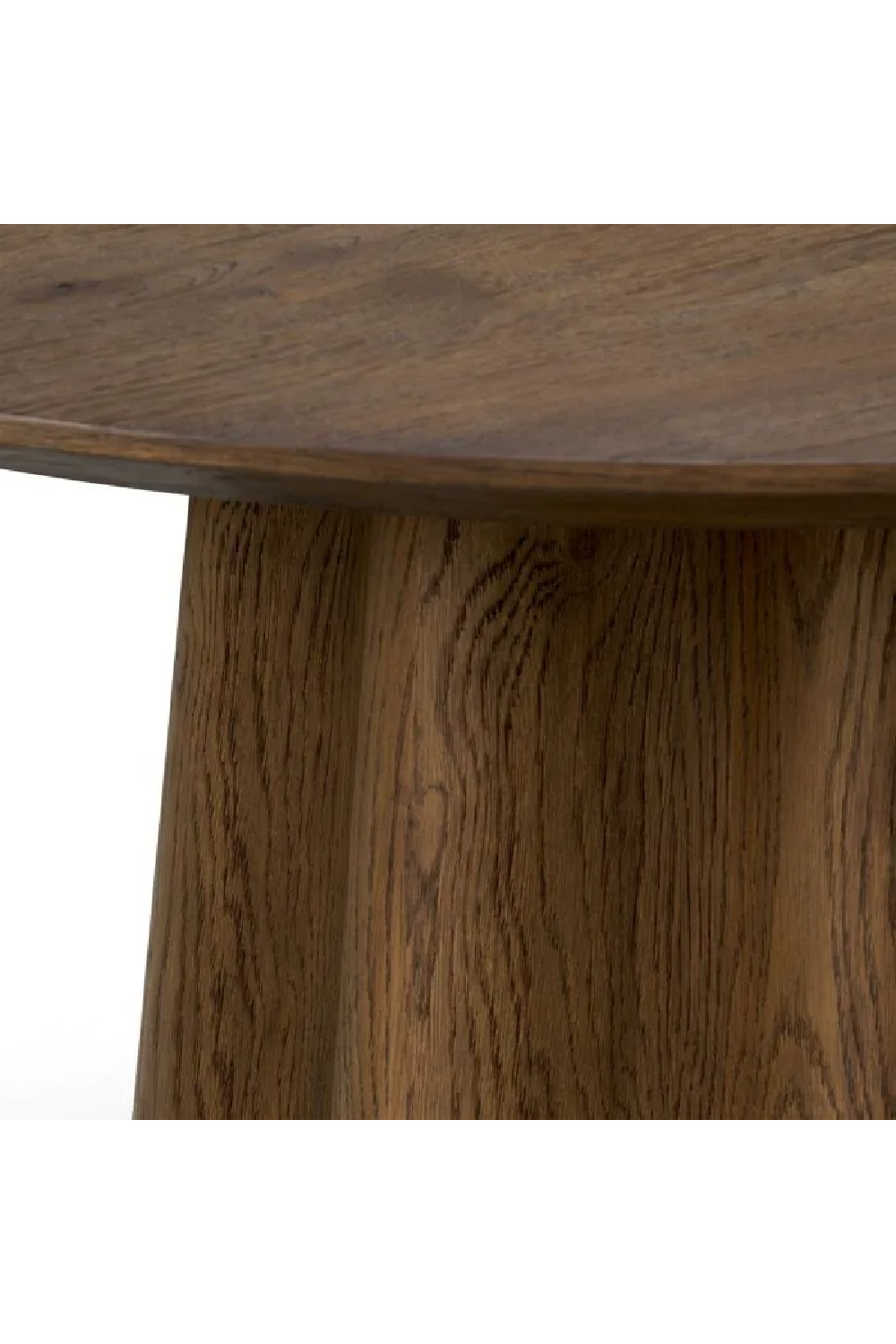 Oak Veneer Round Coffee Table | Eichholtz Papyrus | Oroa.com