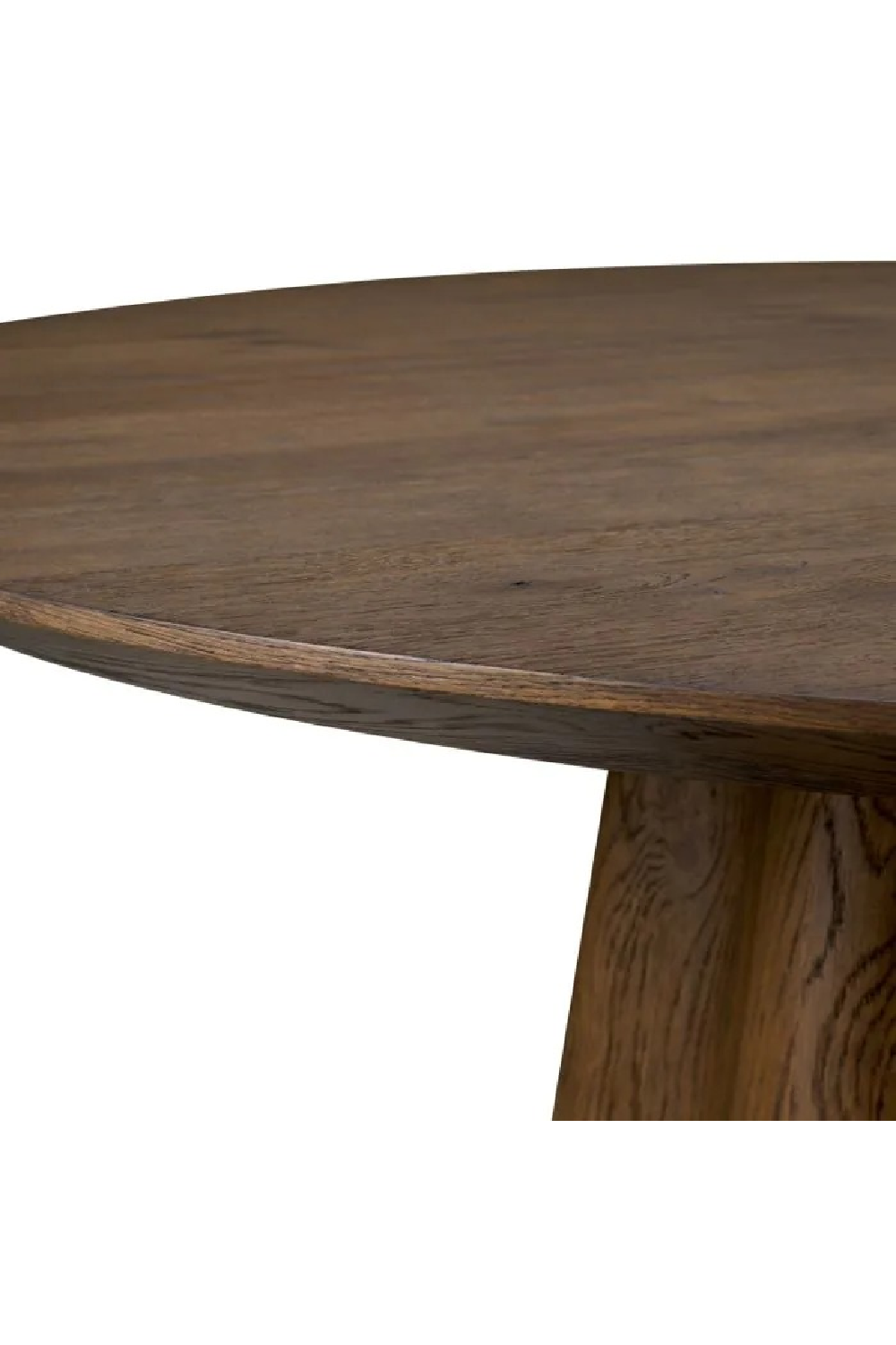 Oak Veneer Round Coffee Table | Eichholtz Papyrus | Oroa.com