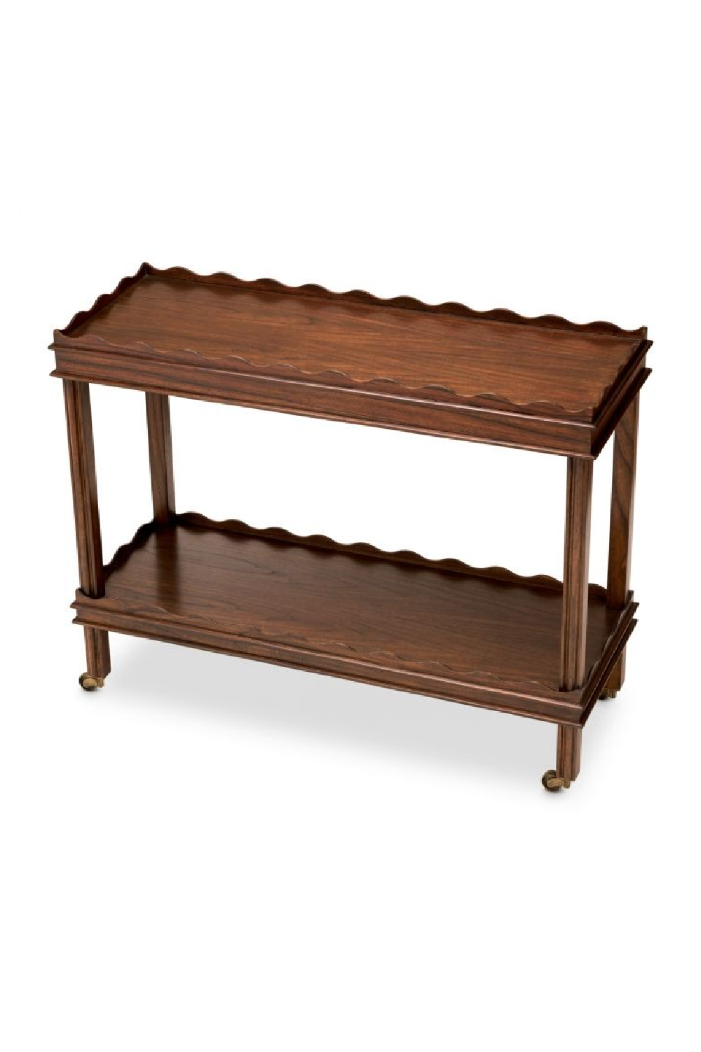 Brown Scalloped Trolley | The Met x Eichholtz Harrold | Oroa.com