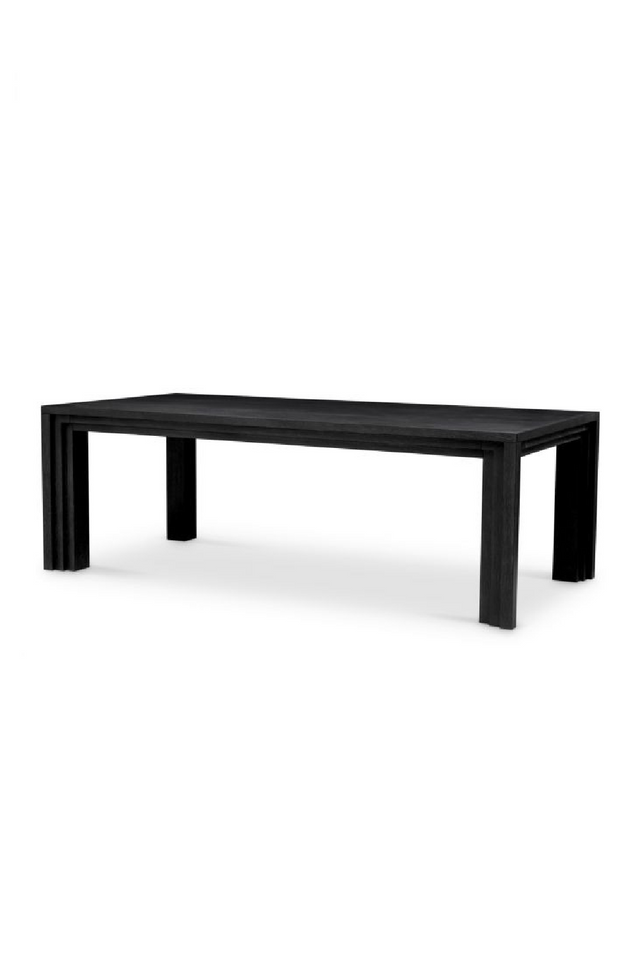 Black Open-Grain Dining Table | The Met x Eichholtz | Oroa.com