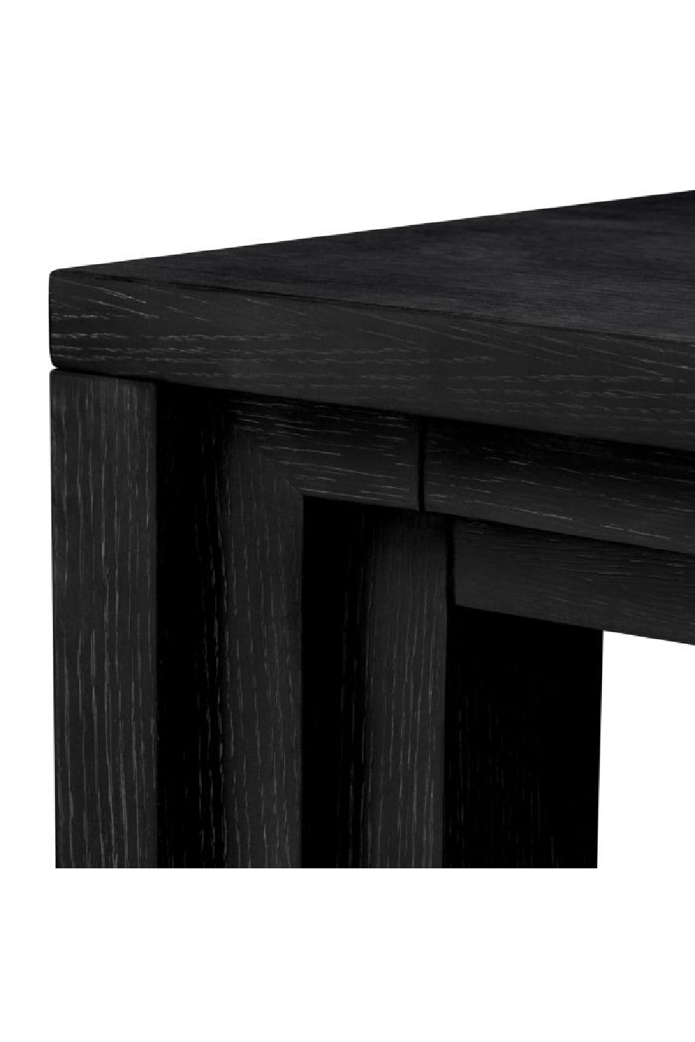 Black Open-Grain Dining Table | The Met x Eichholtz | Oroa.com