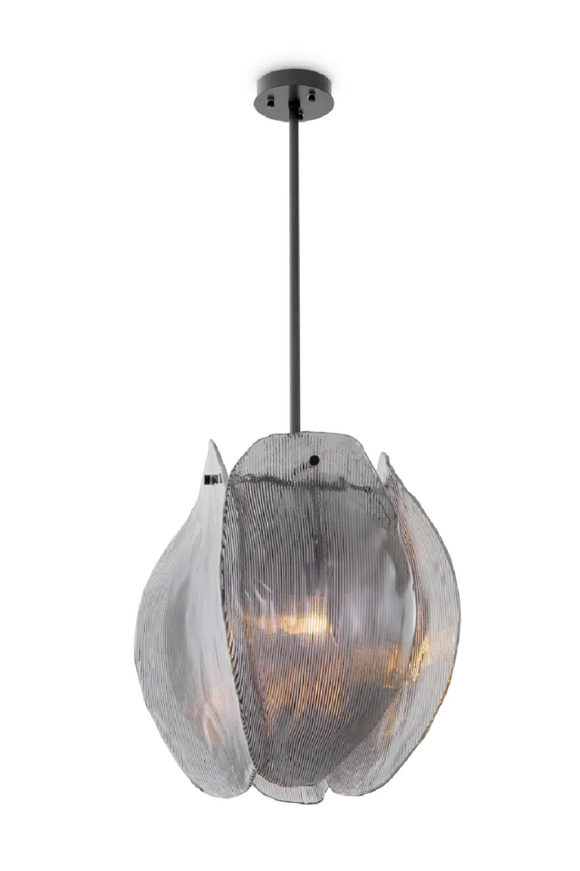 Smoked Glass Chandelier | Met x Eichholtz Hibis | Oroa.com