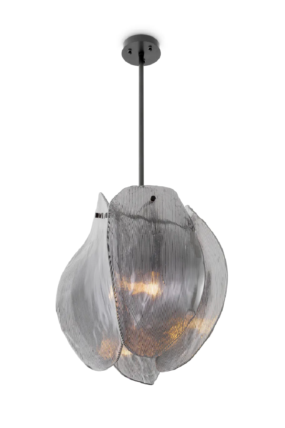 Smoked Glass Chandelier | Met x Eichholtz Hibis | Oroa.com