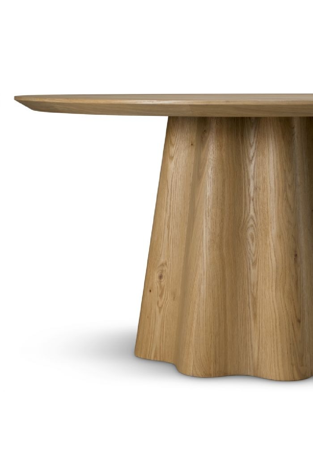Oak Veneer Column Dining Table | The Met x Eichholtz | Oroa.com
