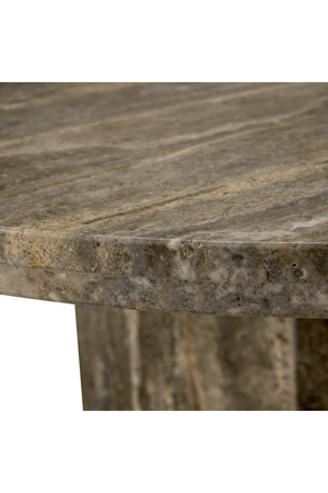 Round Travertine Coffee Table | Met x Eichholtz Florence | Oroa.com