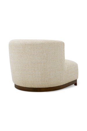 Walnut Frame Curved Lounge Chair | Met x Eichholtz | Oroa.com