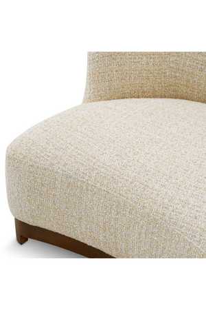 Walnut Frame Curved Lounge Chair | Met x Eichholtz | Oroa.com