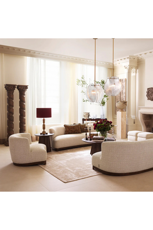 Beige Chenille Sofa | Met x Eichholtz Stelvio | Oroa.com
