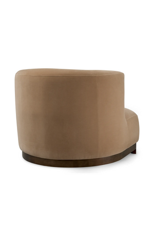 Walnut Frame Curved Lounge Chair | Met x Eichholtz | Oroa.com