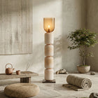 Tiered Column Glass  Floor Lamp - OROA