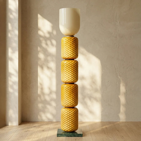 Tiered Column Glass  Floor Lamp - OROA