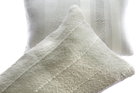 Striped Patagonian Wool Lumbar Pillow - OROA