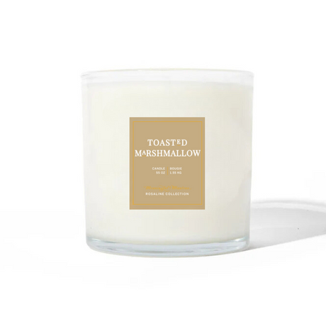 Toasted Marshmallow Natural Candle 55oz Rosaline Collection